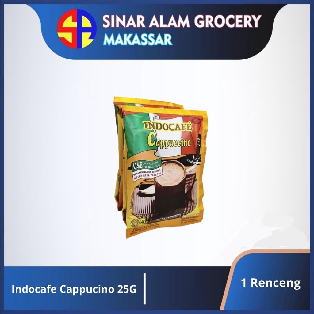 

Indocafe Cappucino 25G - 10pcs/1Renceng