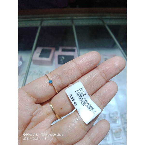 cincin mata batu biru "Semar Nusantara"