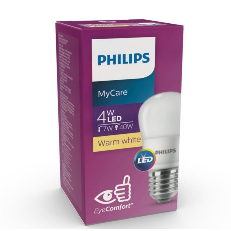 Lampu Philips LED Bulb 4W E27 APR 6500K / 3000K 230V