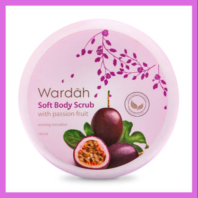 Wardah Soft Body Scrub Passion Fruit 150ml