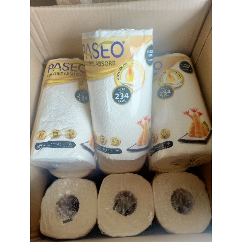 tissue paseo kitchen towel 1 roll/tisue tisu dapur calorie absorb