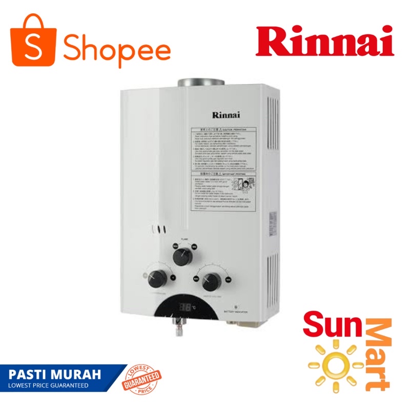 READY STOCK! Rinnai Water Heater Gas REU 5 CFC Pemanas Air Rinnai Bergaransi