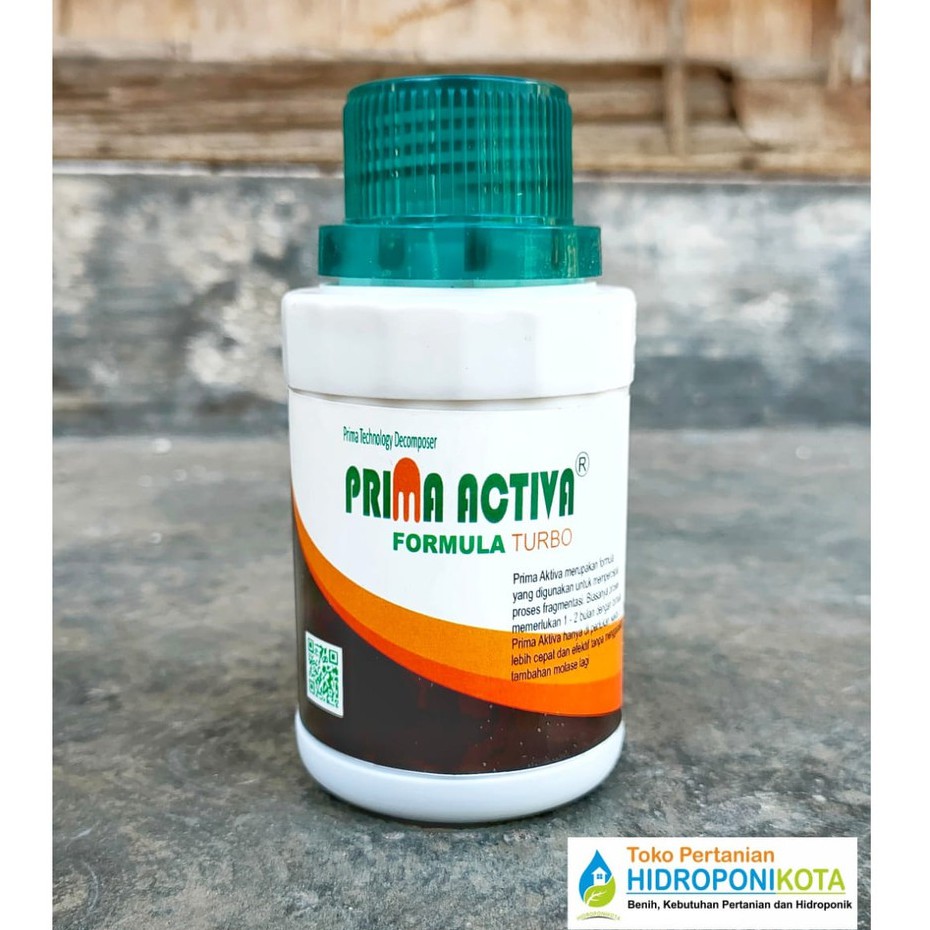 decomposer tanah prima activa isi 100 ml - formula turbo - dekomposer tanah