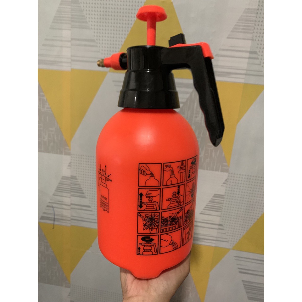 Semprotan Sprayer Tanaman 2 Liter Scarlet Orange Semprotan Disinfektan 2 Liter Hand Sprayer Tanaman Spray Semprotan Tanaman Air Burung - SEMPROTAN AIR 2 LITER L OEM JET PUMP PREASSURE SPRAYER TANAMAN AIR MANDI BURUNG HAMA DESINFEKTAN S2OEM