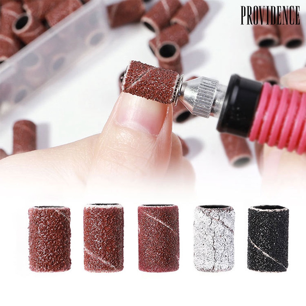 Providence 1 Box Sand Band Multipurpose High Strength Emery Fabric Electric Nail Machine Drill Sanding Rings for Manicure