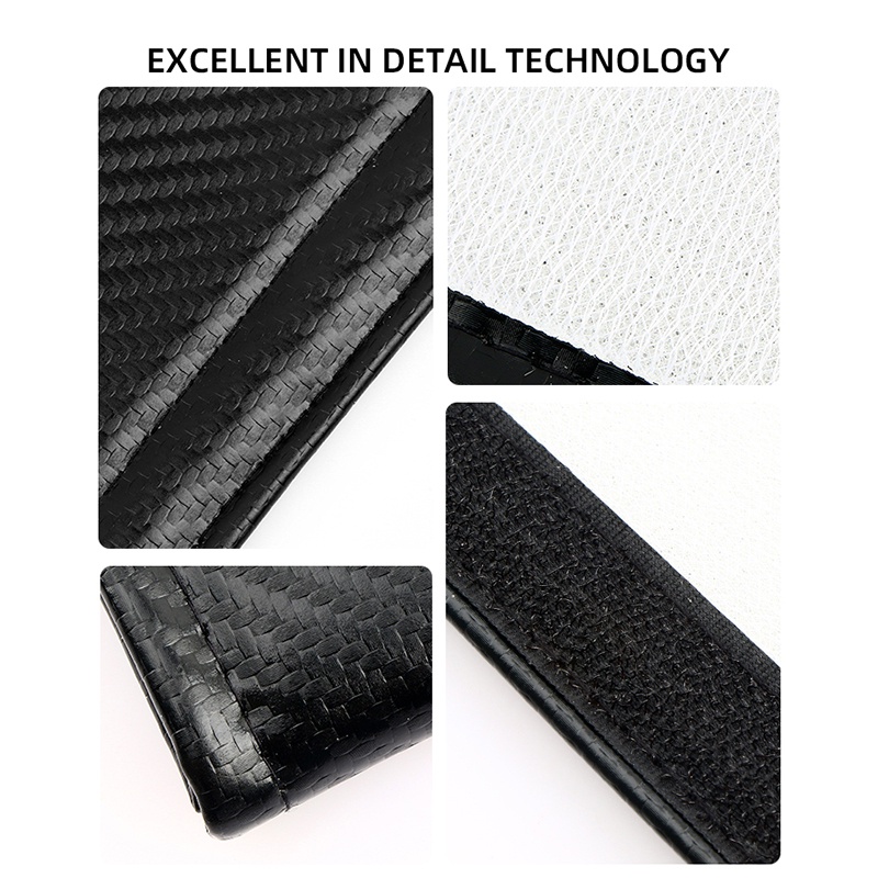 2pcs Cover Sabuk Pengaman Mobil Bahan Carbon Fiber Untuk abarth Punto Argo Bravo Palio 500 Toro Stilo