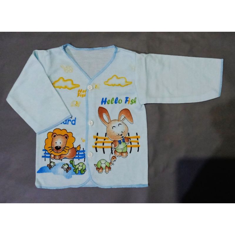 Baju Bayi Baru Lahir Lengan Panjang SNI ALIL Halus Lembut Atasan Bayi Baru Lahir Size Newborn Baju Baby New Born Perlengkapan Bayi Baru Lahir