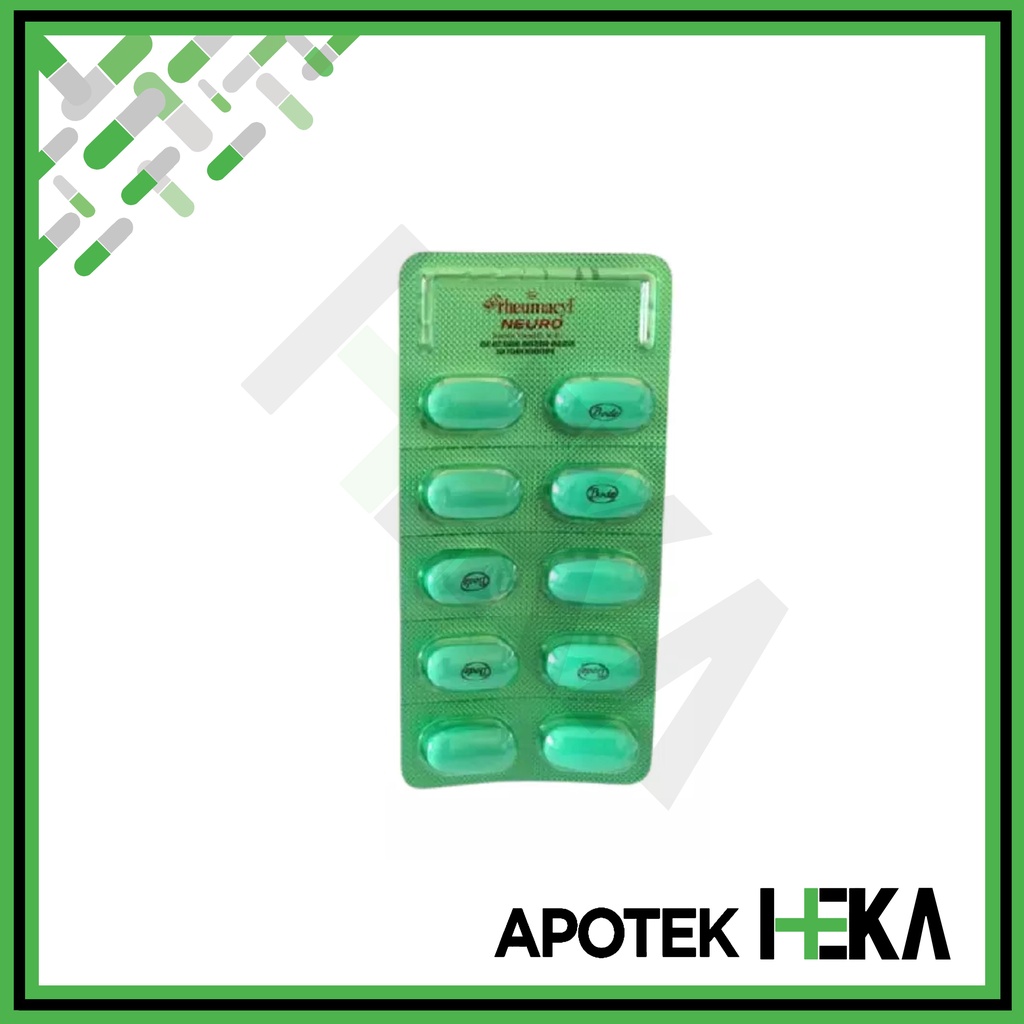 Neo Rheumacyl Neuro Kaplet - Nyeri Kebas Kesemutan Kram Strip isi 10 (SEMARANG)