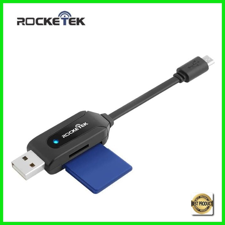 Rocketek Card Reader OTG Micro USB & USB Micro SD / SD Card