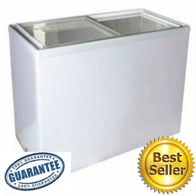 PROMO CHEST FREEZER SLIDING RSA XS-320  KAPASITAS 288L GARANSI RESMI