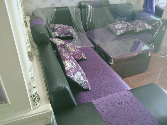 Sofa L Sudut Davinci + Meja (harga Obral)