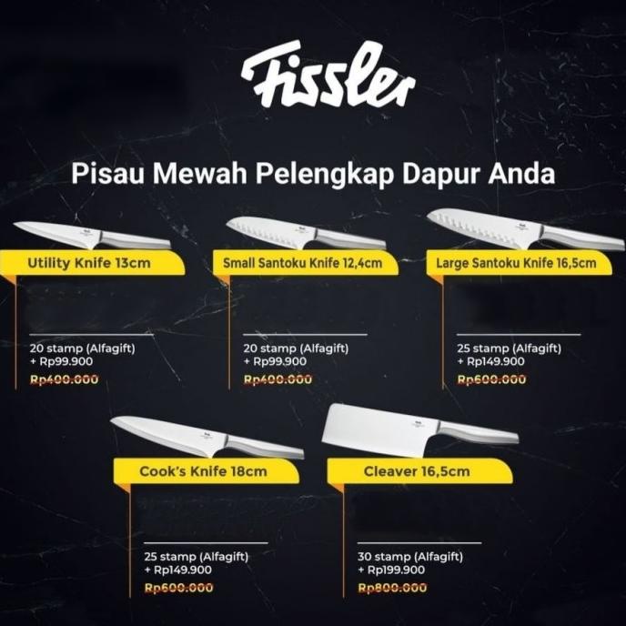 >>>>>] Cleaver Knife Fissler (Pisau Daging)