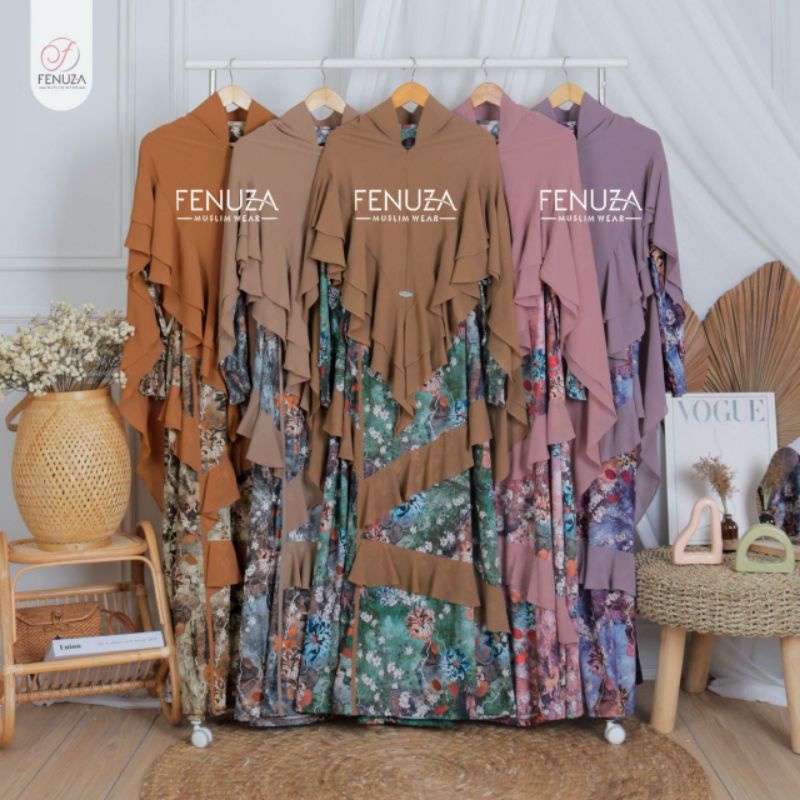 NADINE DRESS BY FENUZA MUSLIM WEAR