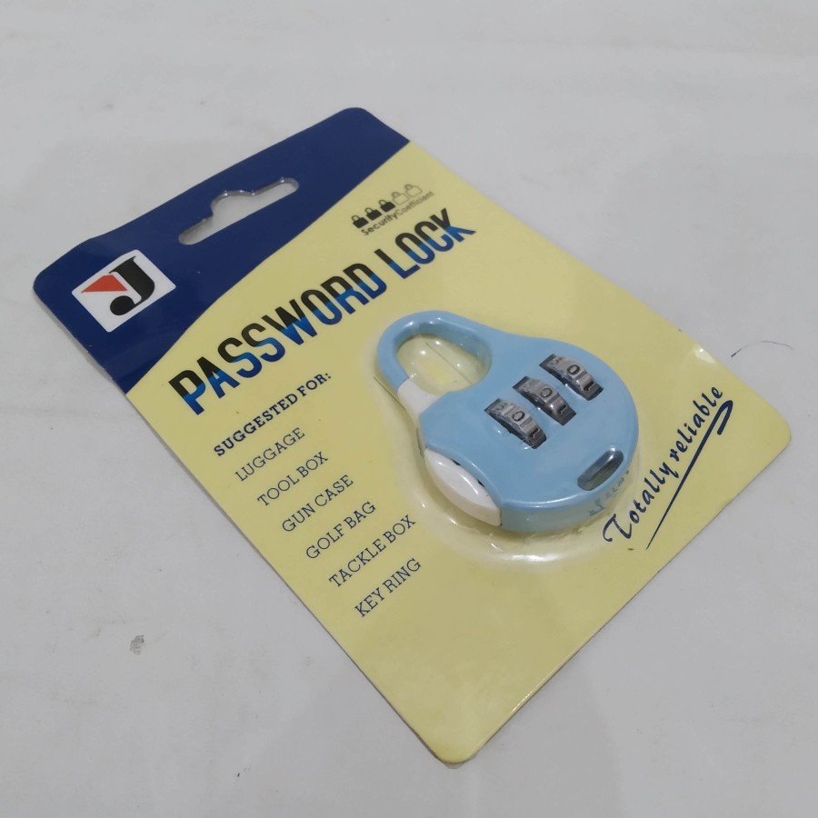 Gembok Mini Koper Kode Nomor Password Lock Bisa Ubah