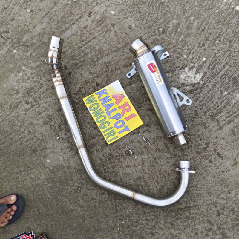 Knalpot CLD ala original CB GLPRO MEGAPRO TIGER VERZA CBR VIXION BYSON