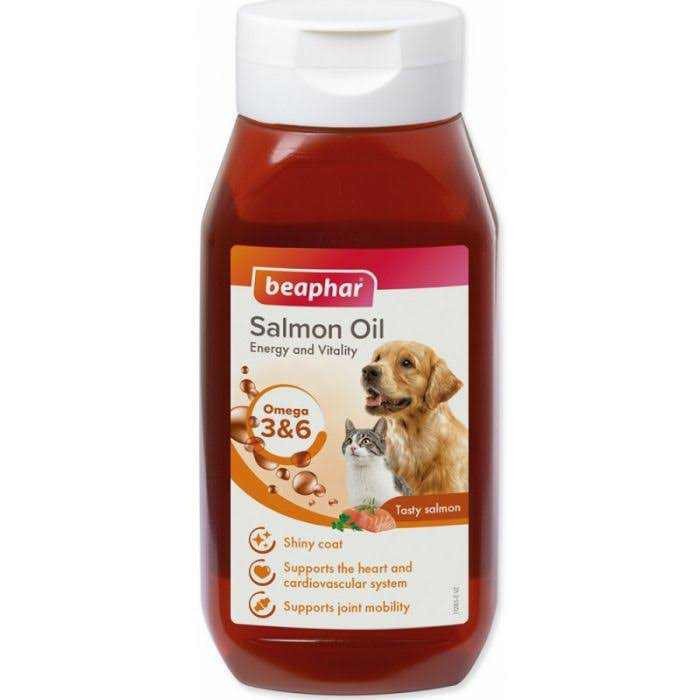 Beaphar Salmon Oil 430ml - Vitamin Bulu Anjing dan Kucing