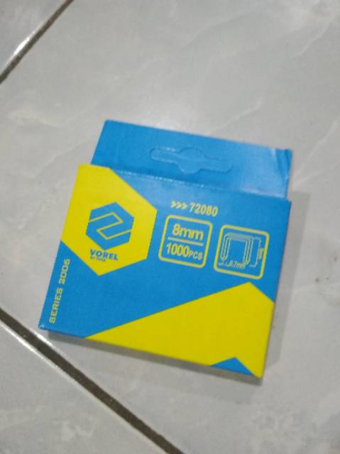 isi refill staple steples stapless staples tembak jok tinggi 8 mm 8mm