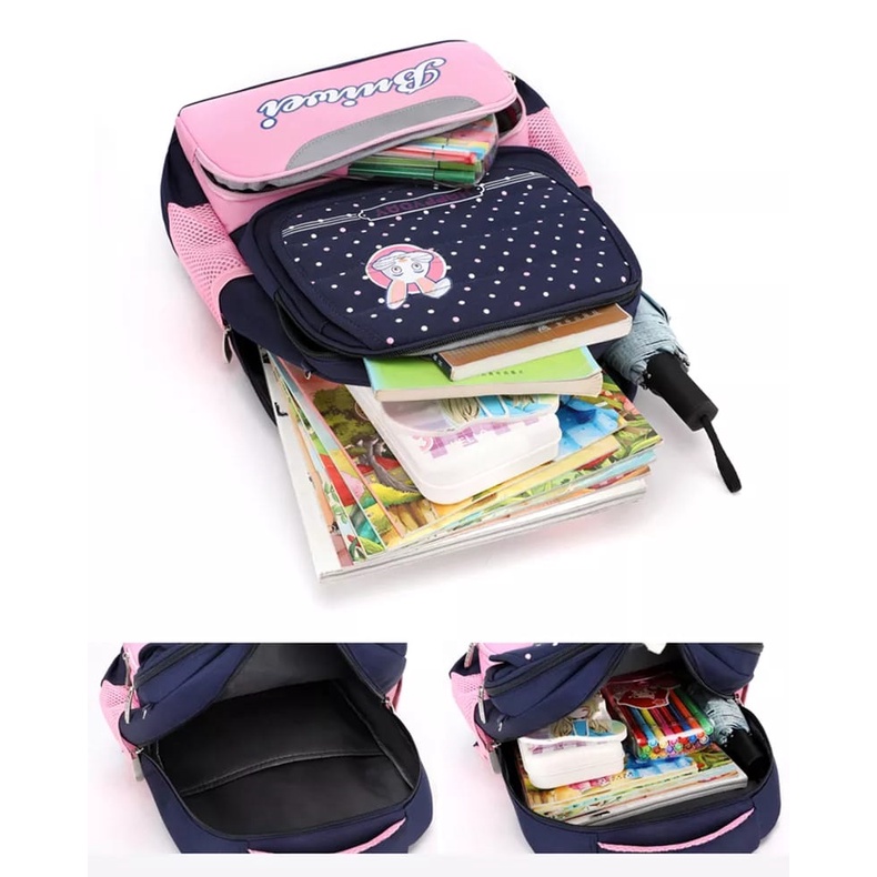 BATOSAI BUIWEI - Tas Ransel Anak Sekolah Karakter Fashion Kids Backpack Cute Murah Batam Tas Kanvas