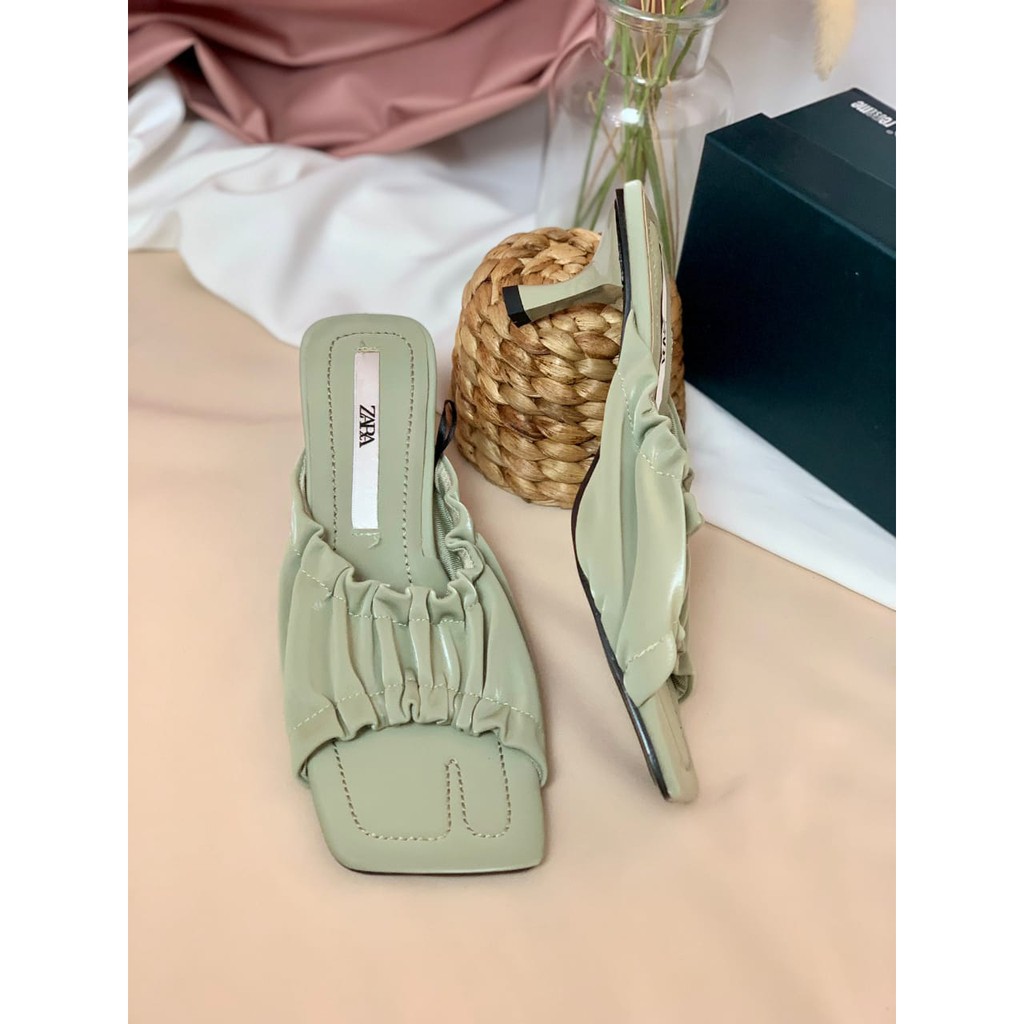 [7.7 Boombastis Sale⚡] - SANDAL WANITA ZS351 WRINKLES SANDALS PREMIUM IMPORT