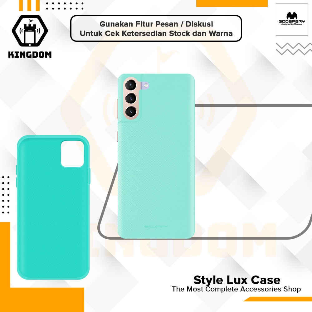 Casing Samsung S21 G991 Goospery Style Lux Jelly Case