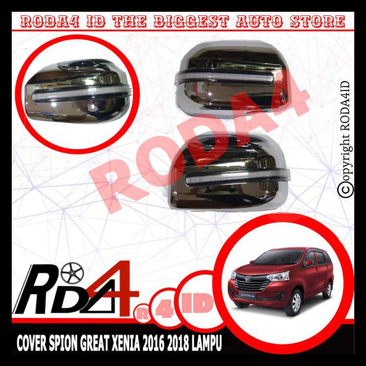TERMURAH RUNNING SEIN LED COVER SPION MOBIL GREAT XENIA 2016 2018 CHROME