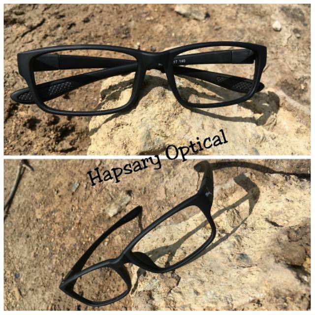 Frame Kacamata Pria Trendy &amp; Terbaru ( Free Lensa Minus, Lensa Plus &amp; Lensa Anti Radiasi Komputer )