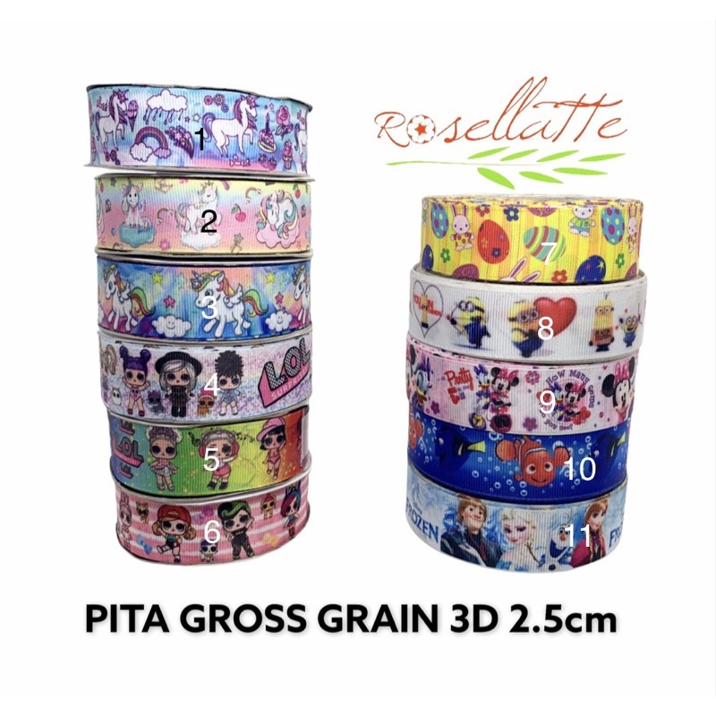 PITA GROSS GRAIN UNICORN 3D SPONGEBOB NEMO LOL FROZEN