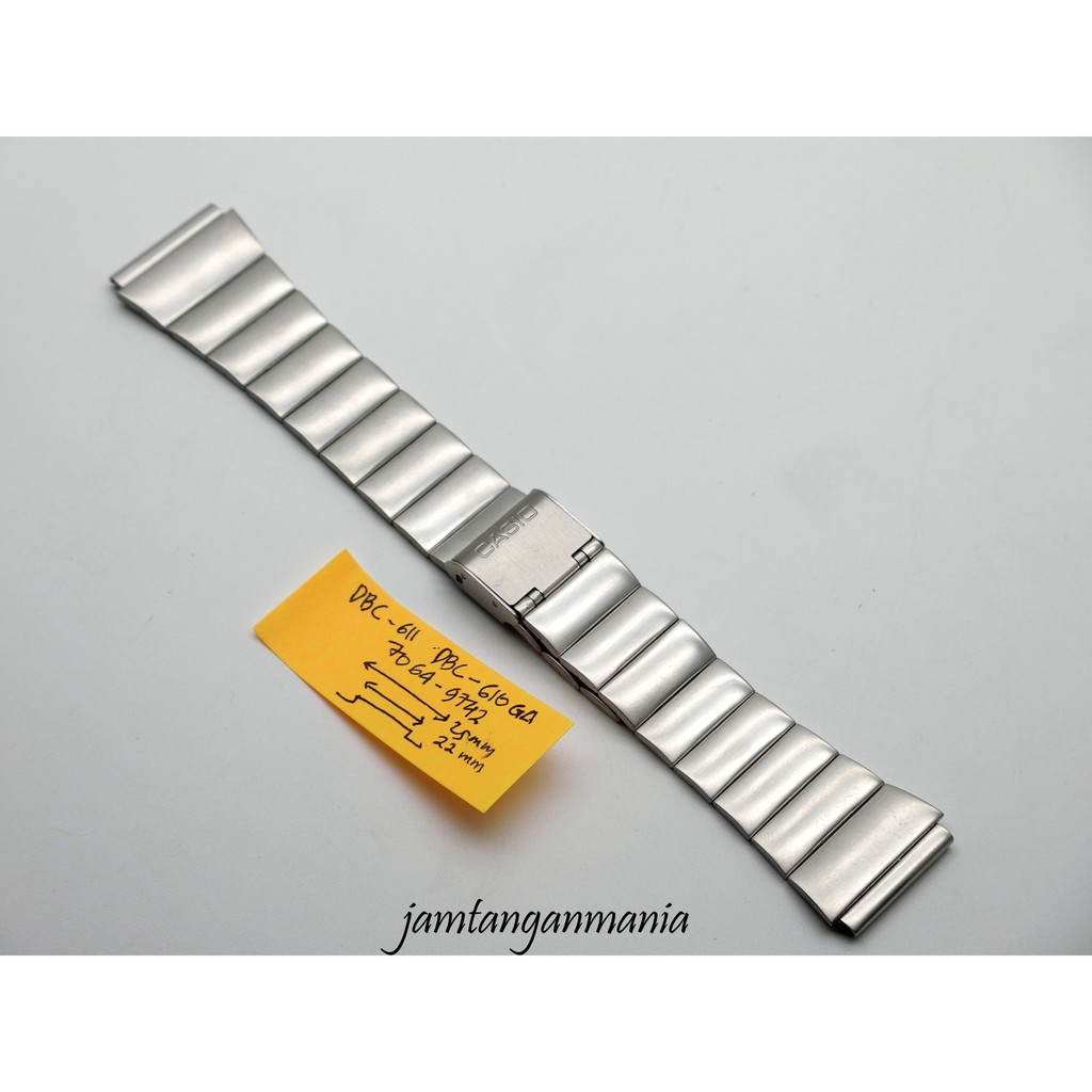 Tali jam tangan band strap original Casio DBC-611 DBC 611 DBC-610GA DBC 610