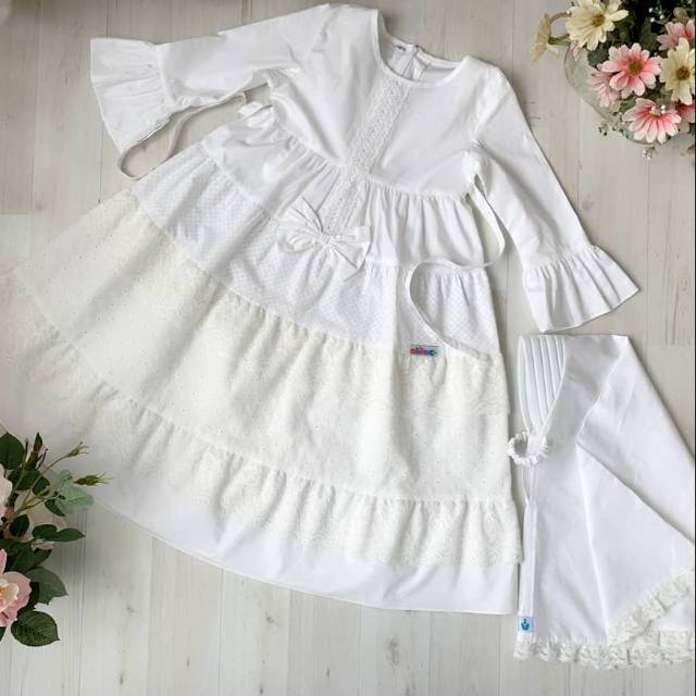 Gamis putih Alilac  Iris 05