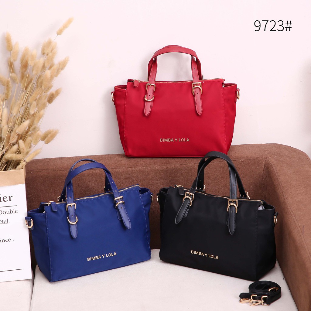 CK01 BIMBA Y LOLA PLATINUM HIGH QUALITY TOTE ZIPPER BAG 9723 TAS WANITA TAS IMPOR