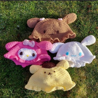 Jual Crochet Bucket Hat SANRIO SERIES CINNAMOROLL topi rajut 100% ...