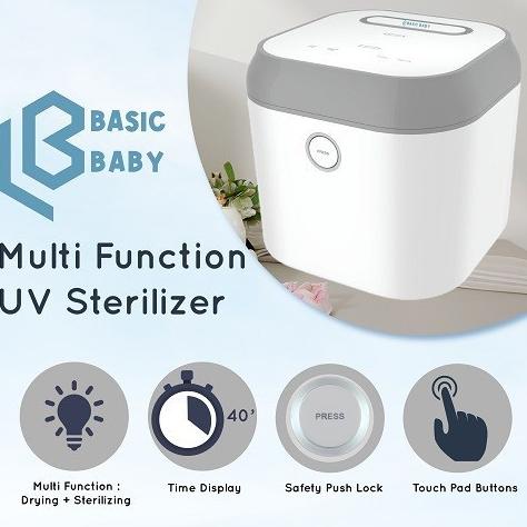 Basic Baby UV Sterilizer Box (Steril Botol, Alat Makan, Mainan Bayi, d