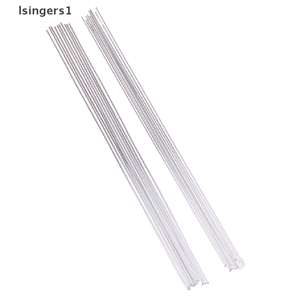 (lsingers1) 10pcs Kawat Las Bahan Aluminum Ukuran 2mm 1.6mm