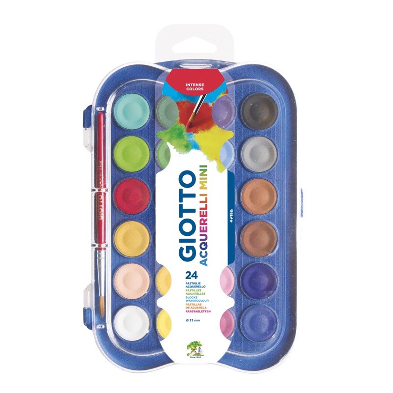 

Giotto Acquarelli Mini Watercolor 24 / Cat Air Giotto Mini 24 W