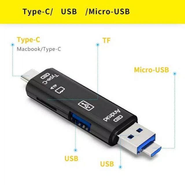 Usb card OTG reader 5 in 1