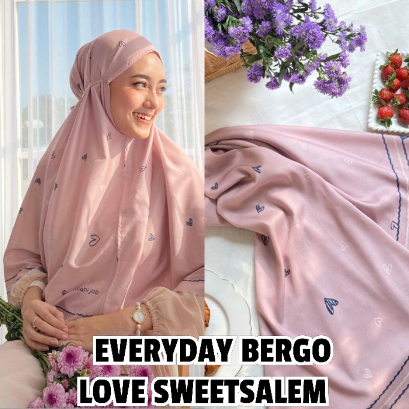 everyday bergo by vanilla hijab / everyday bergo vanilla hijab love sweet salem