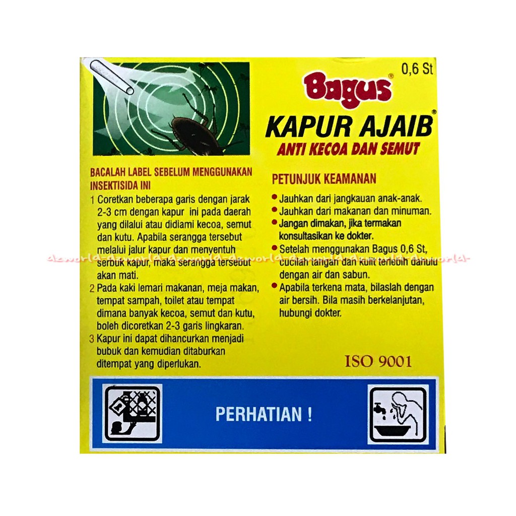 Bagus Kapur Ajaib Anti Kecoa Semut Insecticide Chalk 12pcs