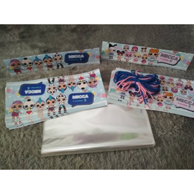

Plastik souvenir ultah anak plastik snack