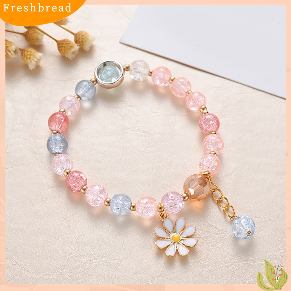 Terlaris Bracelet Faux Crystal Exquisite Women Attractive Sunflower Bracelet for Gift