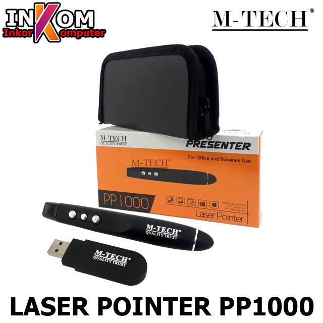 Laser Pointer M-tech original PP1000 wireless presentasi M-tech PP1000