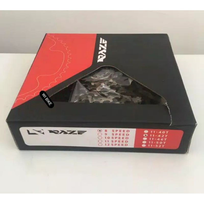 SPROCKET 8 SPEED 11-42t RAZE