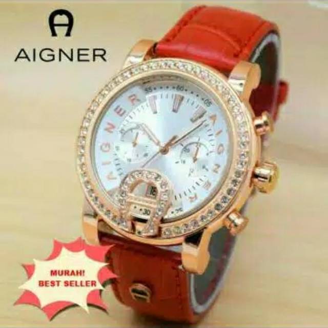 Jam tangan eigner wanita chrono tgl aktif