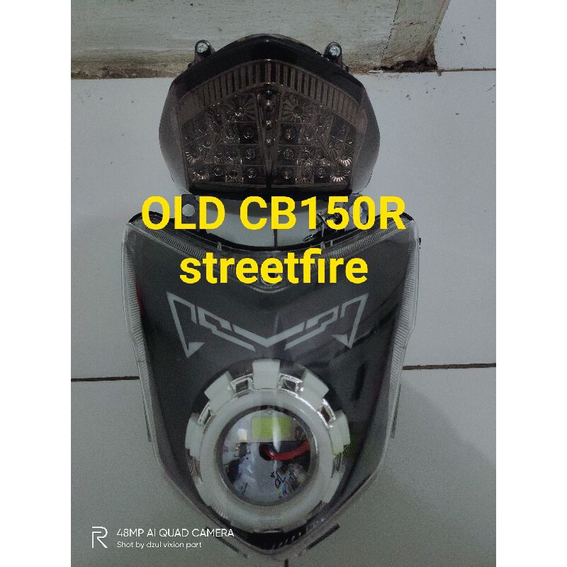 Lampu depan belakang old cb150r streetfire/paket depan belakang/lampu old cb projie