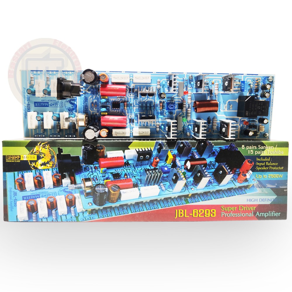 KIT DRIVER JBL 6293 JBL6293 JBL-6293 SUPER POWER AMPLIFIER MONO UP TO 2500W TANPA TR PLUS PCB FINAL