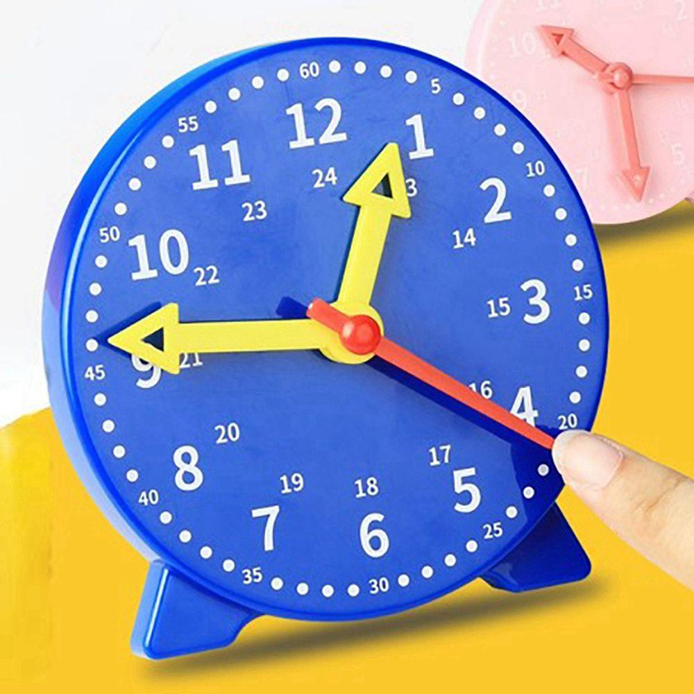 Quinton Kids Clock Digital Round Untuk Pelajar Edukasi Dini Jam Kecil Menit Kognisi Kedua Mainan Edukasi Anak