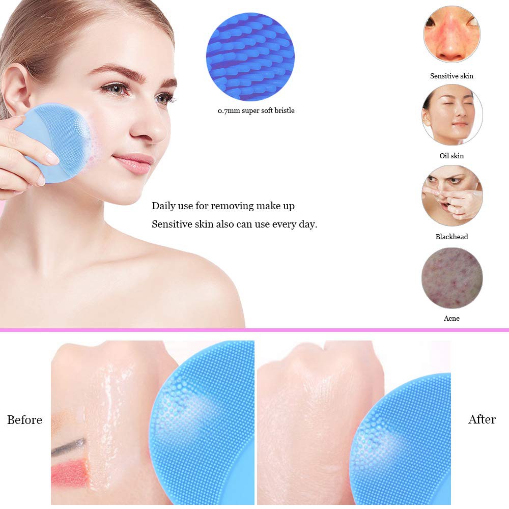 Foreo Luna / Pore Sponge Face / Alat Pemijat Wajah / Setrika Wajah Silikon / Vibrato