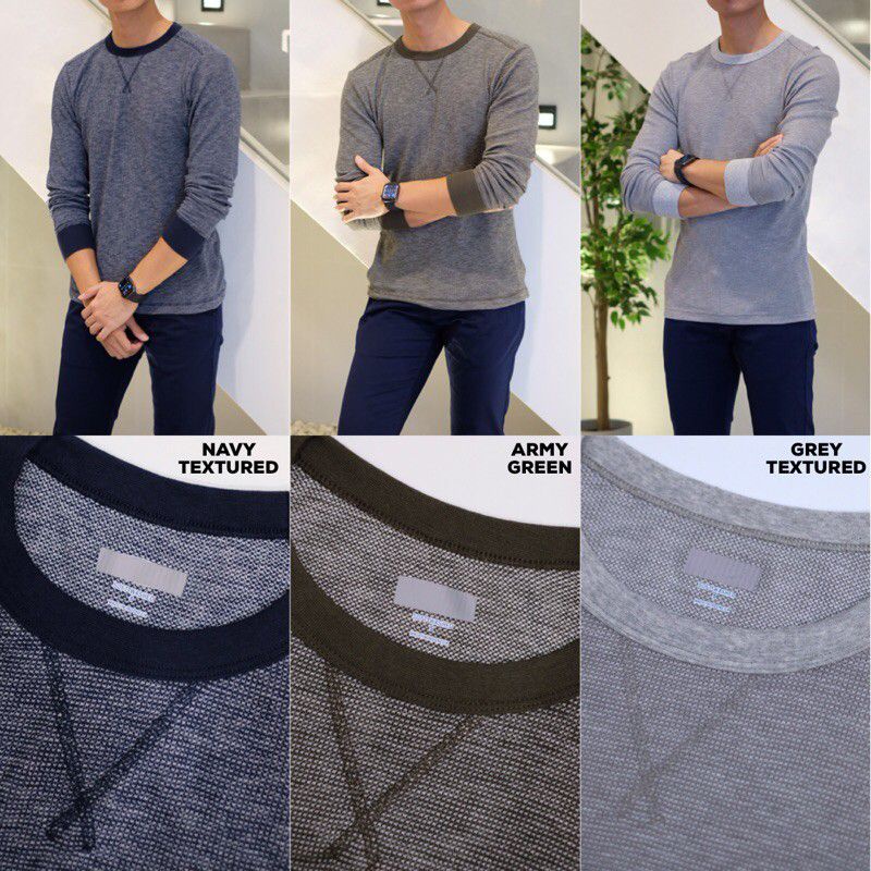 Old navy soft washed thermal waffle knit LS Tees