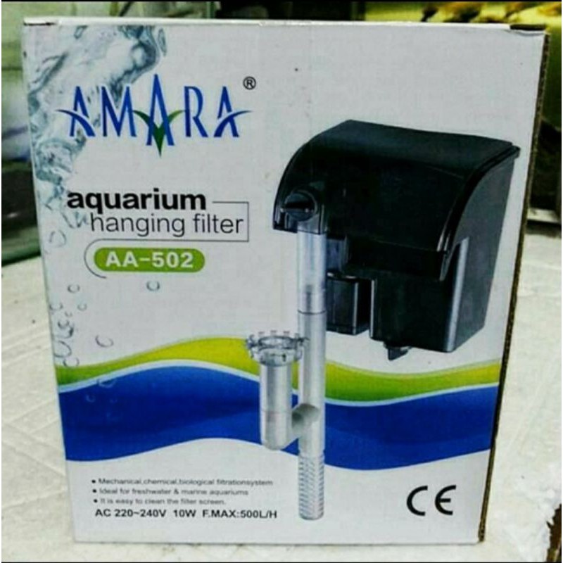 hang on Amara AA 502 filter gantung aquarium AA-502 aquarium aquascape