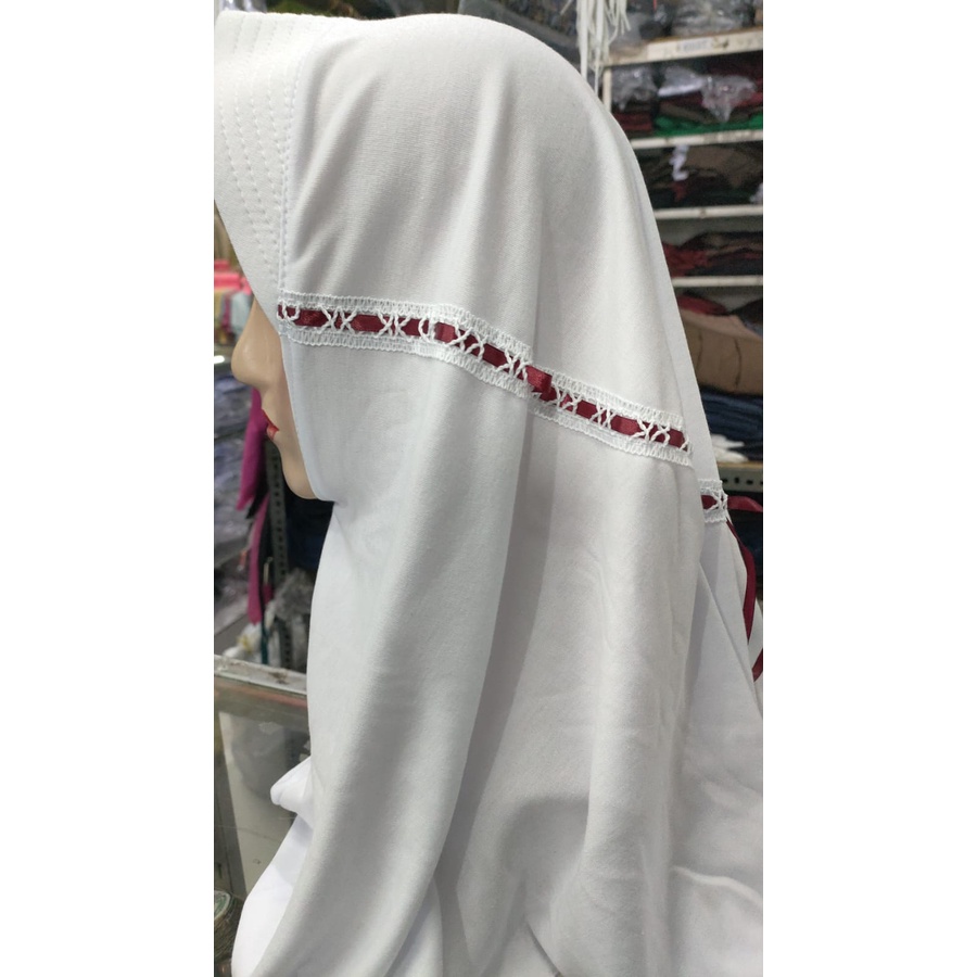 KERUDUNG SD, KERUDUNG SMP, KERUDUNG SMA, KERUDUNG PRAMUKA, KERUDUNG SEKOLAH SERUT UKURAN M, L, XL Kaos  Super Adem HIJAB INSTANT bahan kaos pe super