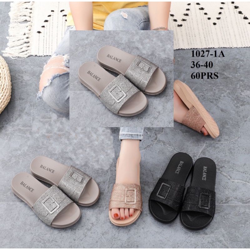 Home-RISKA Sandal Kokop Gliter 1 Ban Import BLC 1027-1A